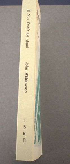 If You Don't Be Good: Verbal Social Control in Newfoundland by Widdowson, J. D. A.