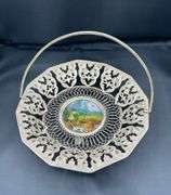 Vintage Serving Dish with Hunting Scene