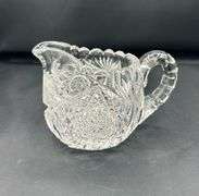 Pinwheel Crystal Cream and Sugar Set