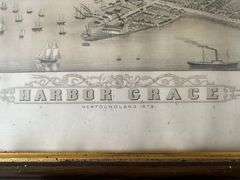 Panorama print Harbour Grace 1879, p.154 DeVolpi 10 by 24
