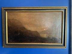 Rare Jacob L. Blauvelt oil of St. John's, see description