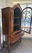 Jacobean China Cabinet Hutch circa 1930s
