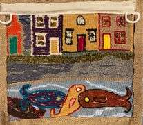 Hooked Rug Row Houses