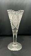 Pinwheel Crystal Vase