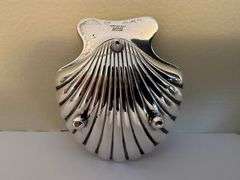 Tiffany and Co sterling pen and base, money clip, see description