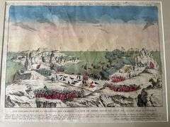 View Perspective de la Descente Des Francois a L'isle de terre neuve