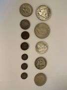 Collection of 12 US coins , see description