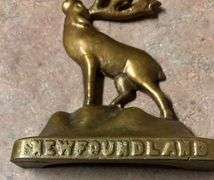 Caribou book ends by Newfoundland Foundry