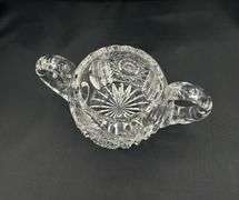 Pinwheel Crystal Cream and Sugar Set