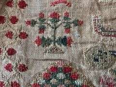 1841 sampler unframed