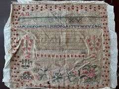1841 sampler unframed