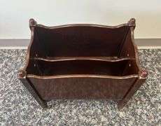 Mahogany Magazine Rack
