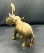 Brass Elephant Figure