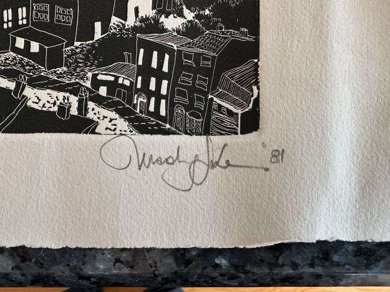 St. John's #2, A/P print St. John's 1982 by Mandy Jones