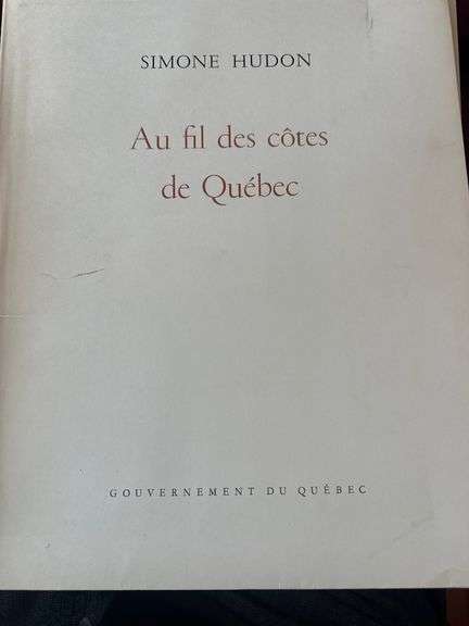 Collection Quebec prints and books in jackets, see photos