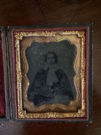 Ambrotype cased photograph c. 1860