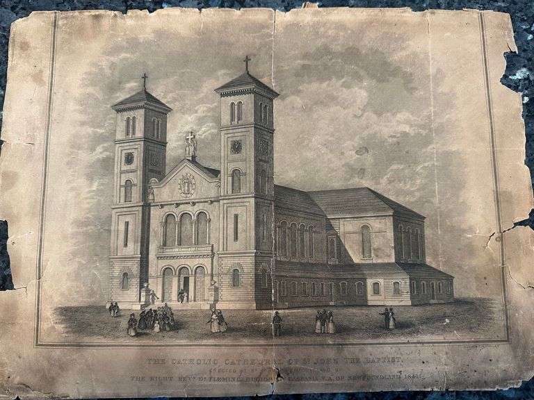 Collection NL engravings incl rare 1841 fragile Basilica