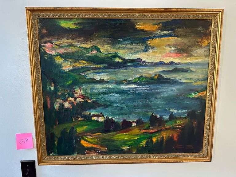Chatin Sarachi, Albanian artist, see description 24 by 30