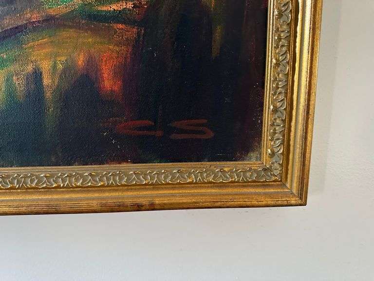 Chatin Sarachi, Albanian artist, see description 24 by 30