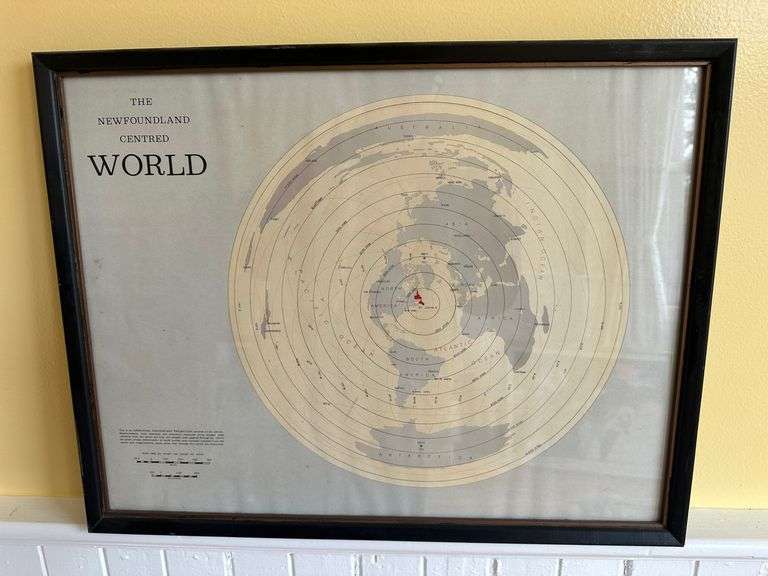 The Newfoundland Centred World Map