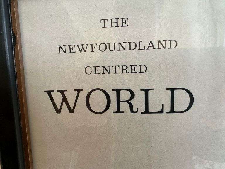 The Newfoundland Centred World Map