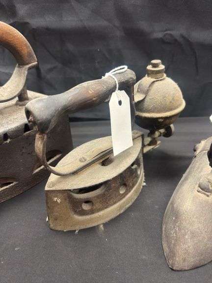 Collection of Six Vintage Irons