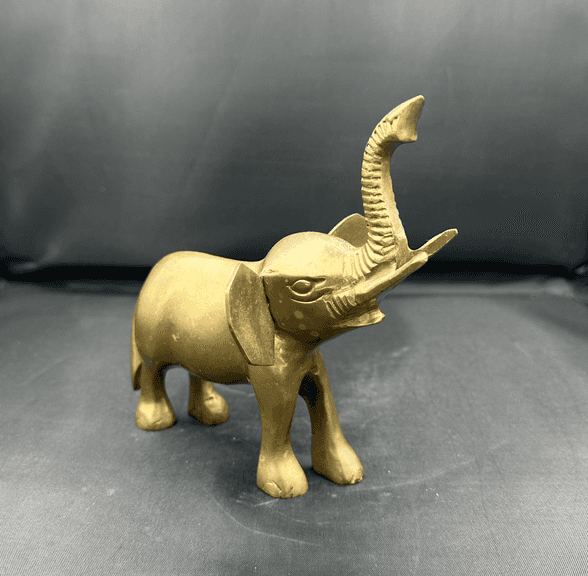Brass Elephant Figure