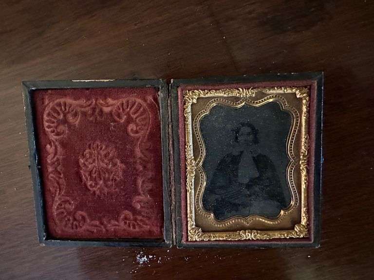 Ambrotype cased photograph c. 1860