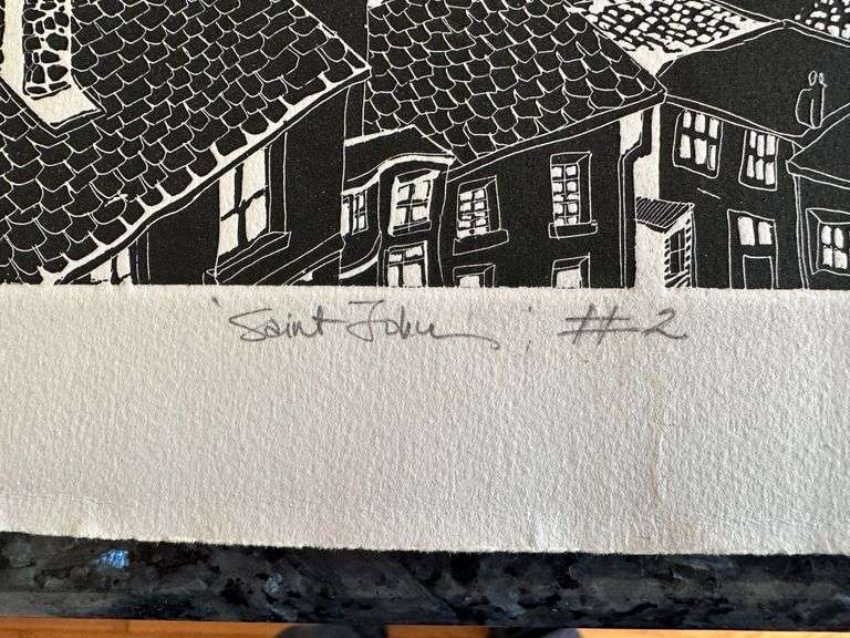 St. John's #2, A/P print St. John's 1982 by Mandy Jones