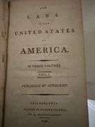 3 Vol US Law 1796
