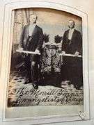 Photo album c. 1880 containing almost 100 photos