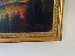 Chatin Sarachi, Albanian artist, see description 24 by 30