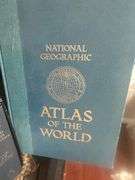 Dictionary, Biography Atlas as shown in three photos