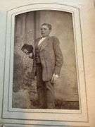 Photo album c. 1880 containing almost 100 photos