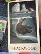 Collection art posters incl Blackwood Fire on Labrador