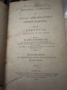 2 vol Principles & Practice Naval court martials 1805