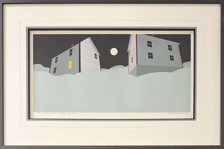 New World Nights I by Jon Wilkinson (1940-2012)