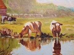 Pastoral scene with Windmill by Jean