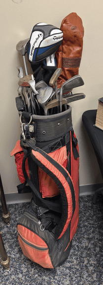 Complete Set of Golf Clubs and Bag