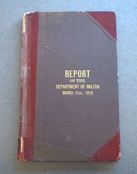Report of the Department of Militia […] to the 31st March, 1919 by Government of Newfoundland