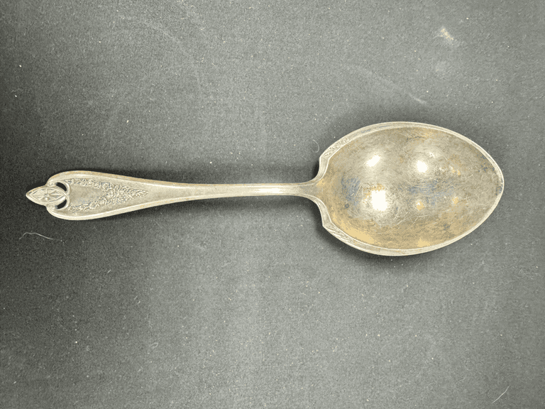 Vintage Silver-Plated Serving Spoon
