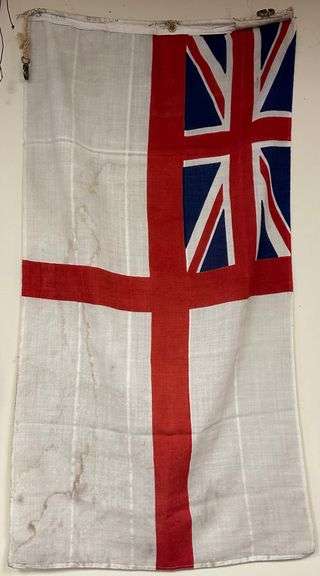 Vintage British Royal Navy Ensign