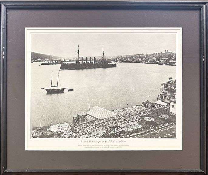 British Battleships in St. John’s Harbour