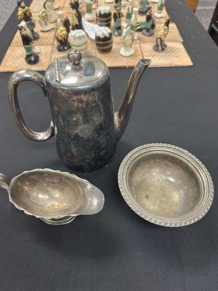 Anglo-American Oil Co. Ltd Silver Plated Tea Set