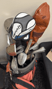 Complete Set of Golf Clubs and Bag