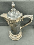 Vintage Tall Silver-Plated Teapot