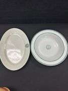King George the Fifth Seamen's Institute Plate and Newfoundland Coastal S.S. Co. Plate
