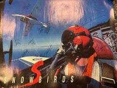 Inscribed 'To Bob Cole' - Snowbirds 1993 Calendar
