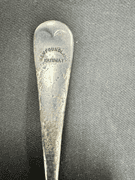 Newfoundland Railway Silver-Plated Fork