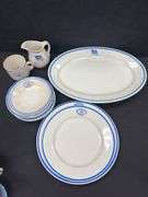Assortment of 'Red Cross Line' Dinnerware